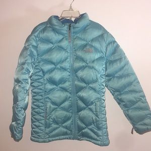 Blue Down 550 Puffer Jacket The North Face 14/16